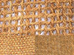 Nahaufnahme eines Kokosgewebes