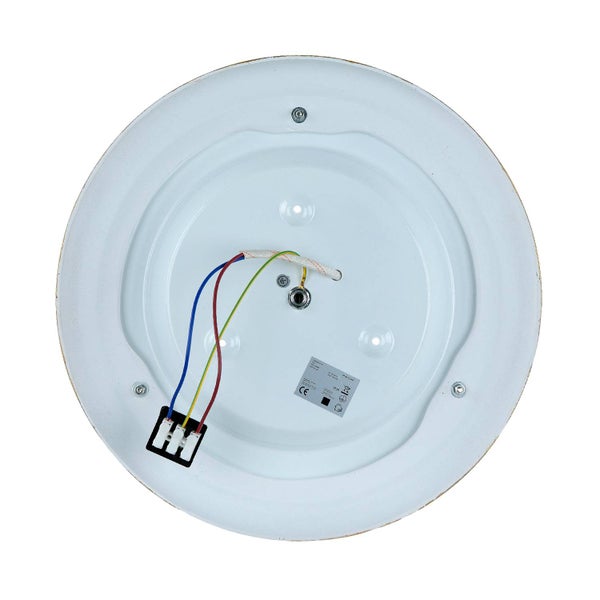 Runde Deckenleuchte mit elektrischer Verkabelung