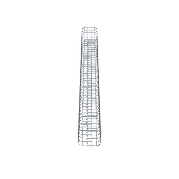 Gabionensäule 22 x 22 cm MW 5 x 5 cm eckig - Höhe: 2,10 m