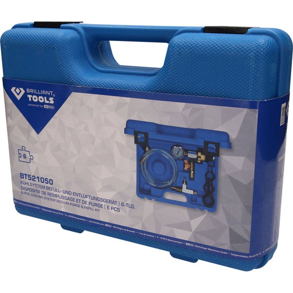 BRILLIANT TOOLS Kühlsystem Befüll- und Entlüftungsgerät 6tlg. - BT521050