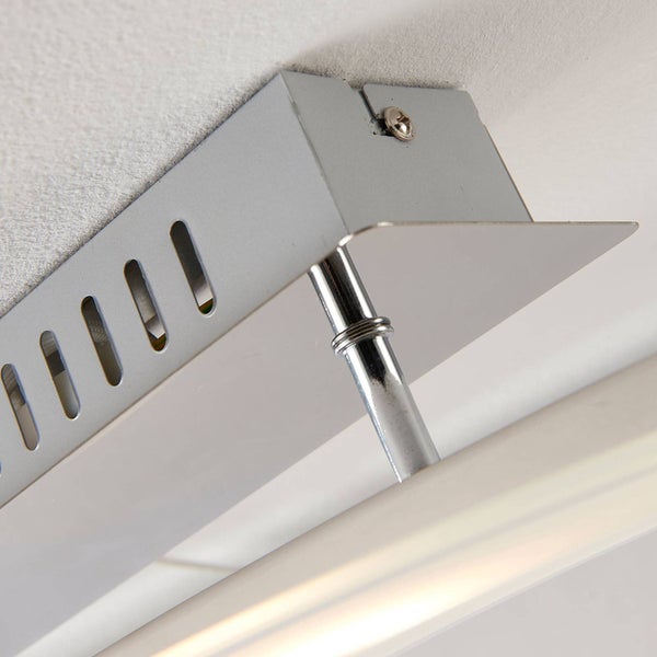 Lindby LED Deckenleuchte Elina (Modern) in Weiß aus Glas (4 flammig, ) - Lampe Deckenlampe Wohnzimmerleuchte