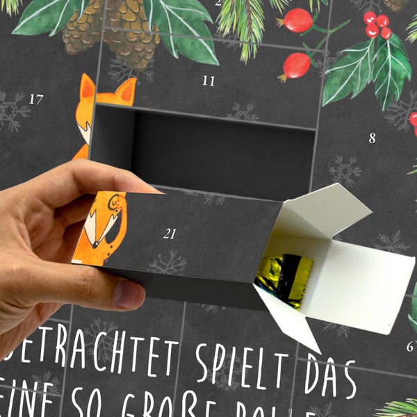 Mr. & Mrs. Panda Befüllbarer Adventskalender Fuchs Lord - Schwarz