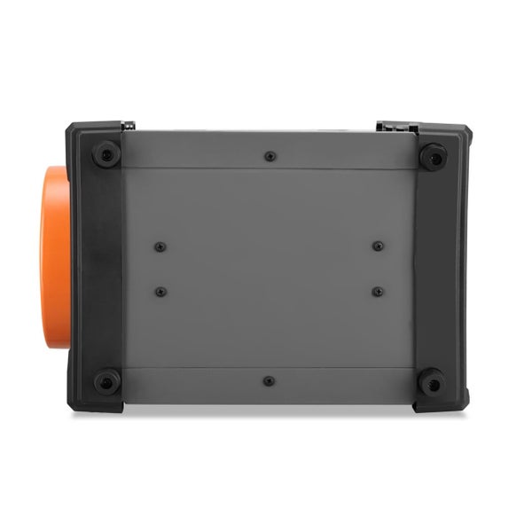 Ventilator von unten mit Schrauben und Füßen