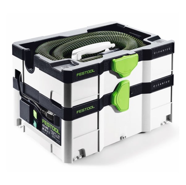 Festool CTL SYS Cleantec Absaugmobil 4,5l Staubkl. L ( 575279 ) + Tragegurt, Düsen, Saugschlauch