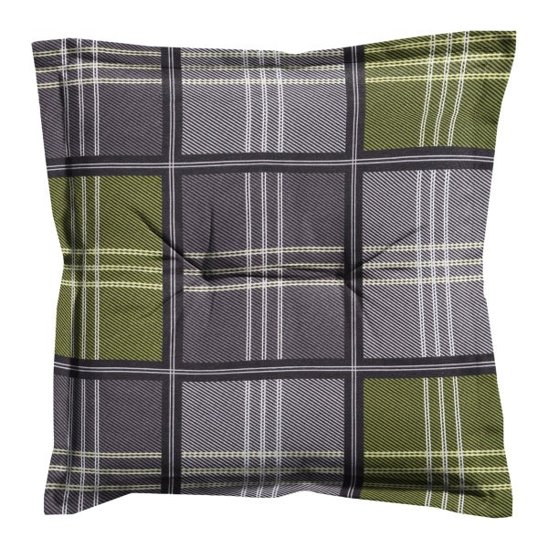 Sitzkissen Patchy Olive - Ca. 50x50 cm - 4er-Set