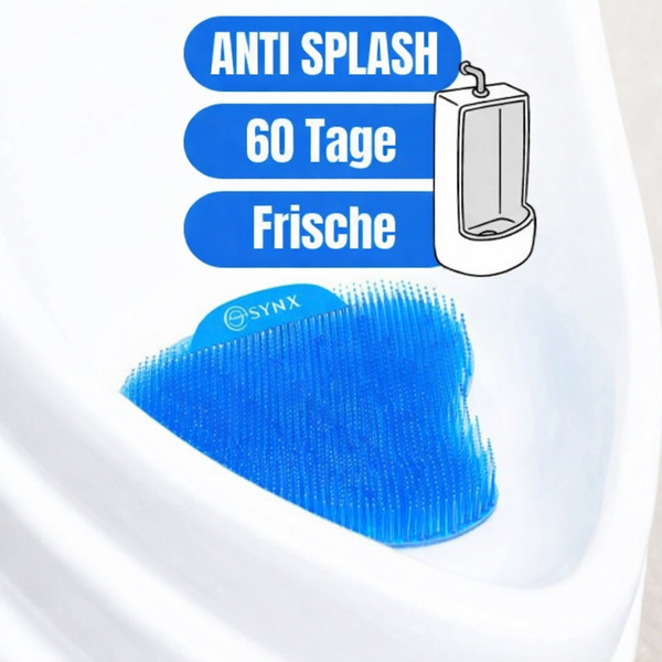 Urinal mit Spritzschutzmatte für 60 Tage Frische