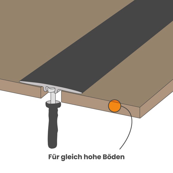 Übergangsprofil für gleich hohe Böden