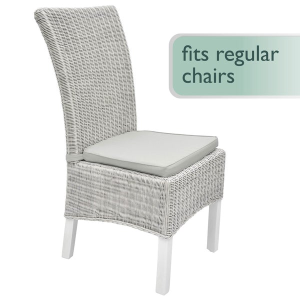 Beautissu Pia Stuhlkissen 45x40x5cm Grau (4tlg)