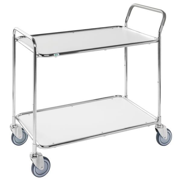 Kongamek Tischwagen mit 250kg Tragkraft 850x508mm Ladefläche in weiss