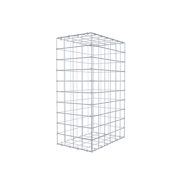 Gabione 100 cm x 60 cm x 40 cm (L x H x T), Maschenweite 10 cm x 10 cm, C-Ring