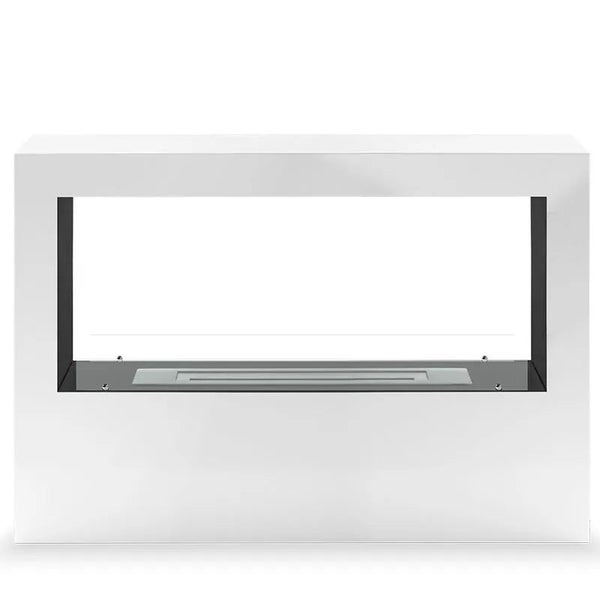 Weißer Ethanol-Kamin für den Innenbereich