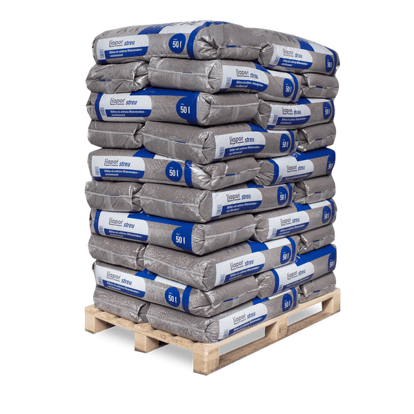 Liapor Blähton Winterstreu 50l x 30 Sack 1500l Palette