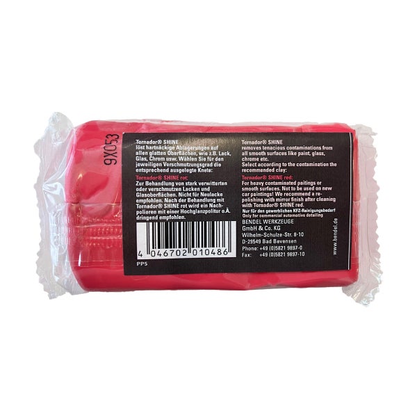 Tornador-SHINE, Reinigungsknete rot 200g