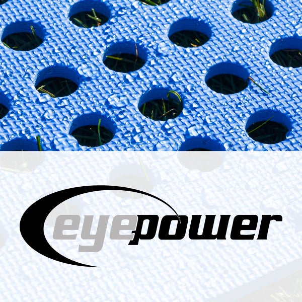 eyepower 2,8 m² Poolunterlage - 8 EVA Matten 62x62 - Outdoor Pool Unterlage - Unterlegmatten Set