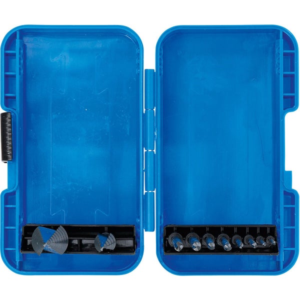 BGS Stufenbohrer- und Spiralbohrer-Satz HSS Ø 4 - 12 / 4 - 20 mm 2 - 5 mm 10tlg. - 1686