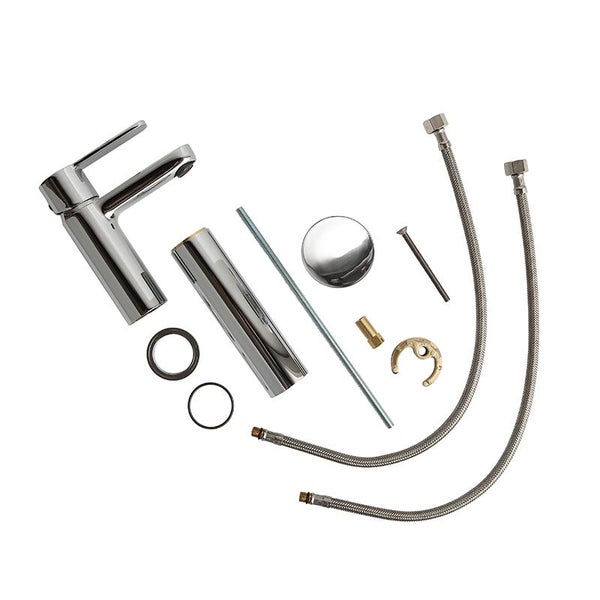 Armaturenset mit flexiblem Anschluss und Befestigungsmaterial