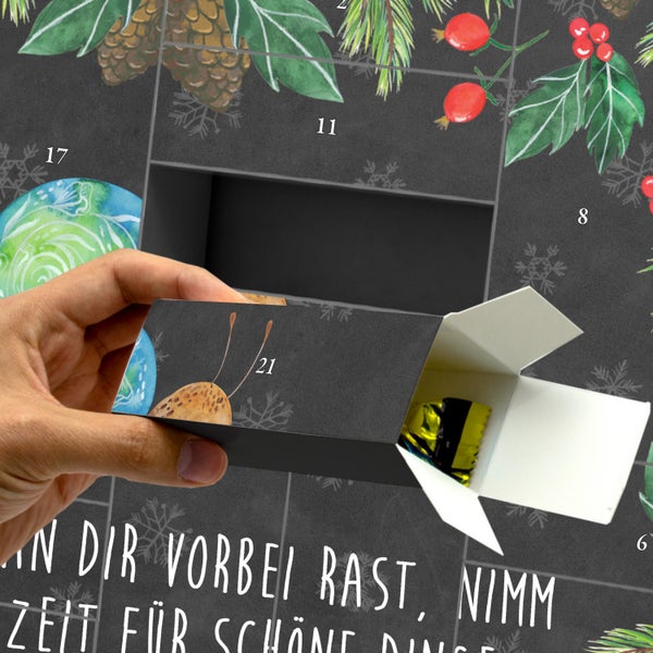 Mr. & Mrs. Panda Befüllbarer Adventskalender Schnecke Sir - Schwarz