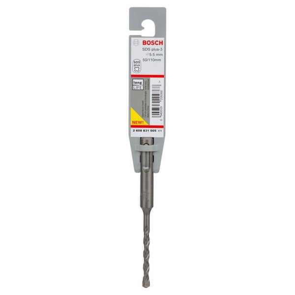 Bosch SDS Plus-3 Hammerbohrer, 5,5 mm Durchmesser
