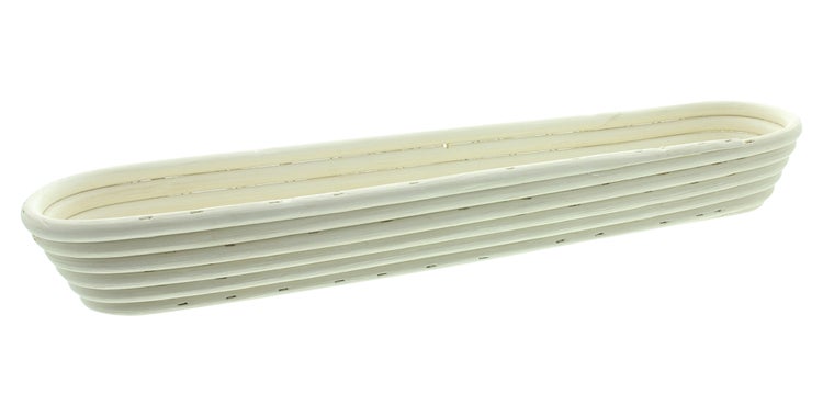 FRANK FLECHTWAREN|Gärkorb Baguette, 43 x 9 x 6 cm, RATTAN