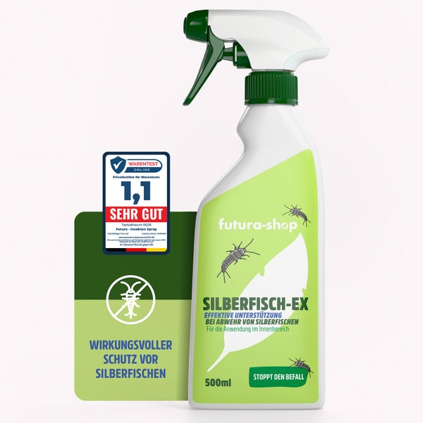 Silberfische Spray | Alternative zu Silberfischchen Köder oder Silberfischfalle