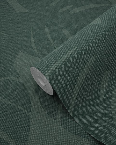 Tapetenrolle mit Blätterdessin