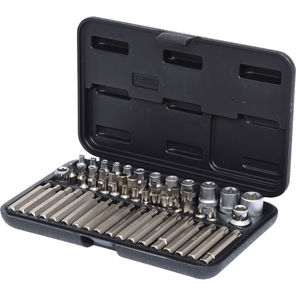 KS TOOLS 1/4+3/8+1/2 Torx-Steckschlüssel- und Bit-Satz 57tlg. - 911.4305