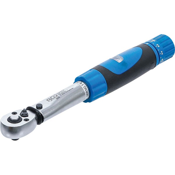 BGS Drehmomentschlüssel Abtrieb Außenvierkant 6,3 mm (1/4) 1 - 6 Nm - 954
