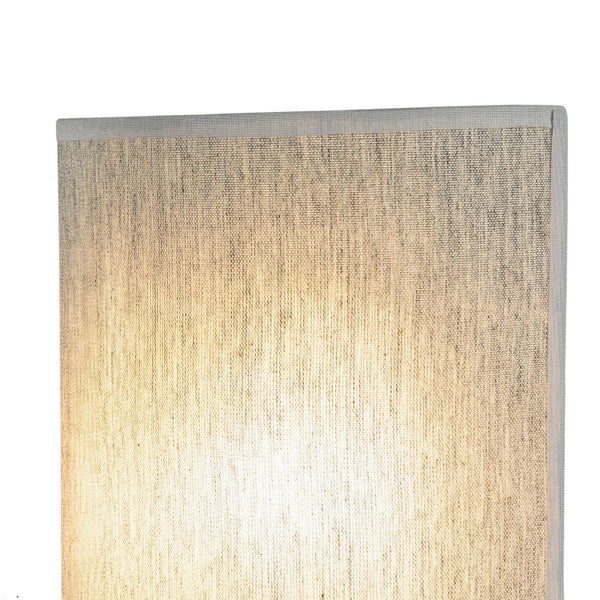 Nahaufnahme eines Lampenschirms aus Stoff