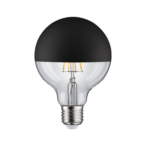 Modern Classic Edition Standard 230V LED Globe Kopfspiegel E27 G95 600lm 6,5W 2700K dimmbar Kopfspiegel Schwarz matt