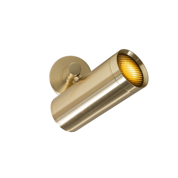 Goldfarbene Wandleuchte zur Innenraumbeleuchtung