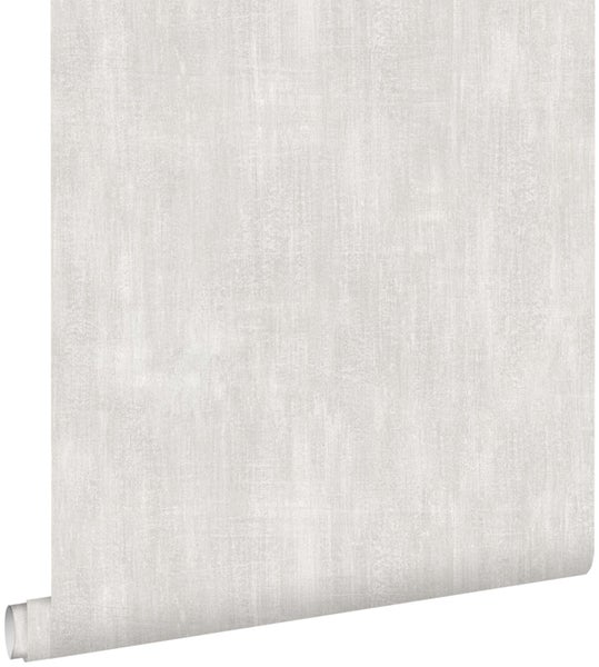 ESTAhome Tapete mit malerischem Effekt Hellgrau - 53 cm x 10,05 m - 127636