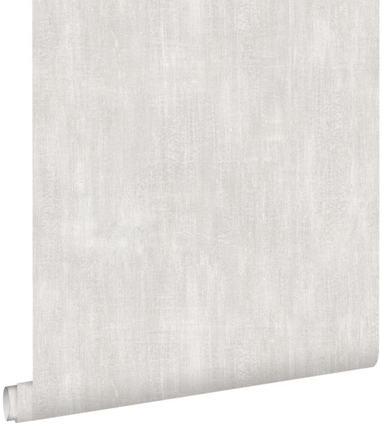 ESTAhome Tapete mit malerischem Effekt Hellgrau - 53 cm x 10.05 m - 127636