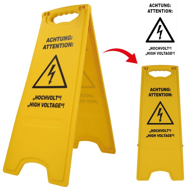 Warnschild Hochspannung