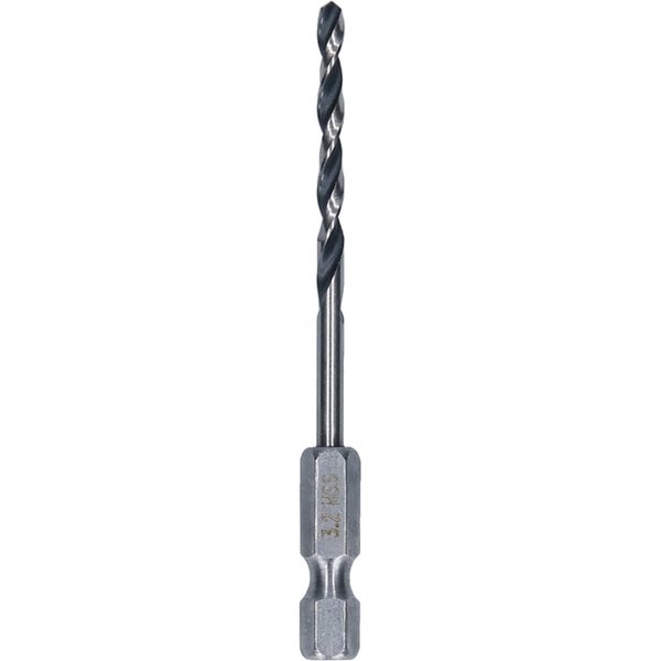 Bosch 1x HSS PointTeQ Hex Sechskantbohrer 3,2 x 36 x 75 mm - 2608577520
