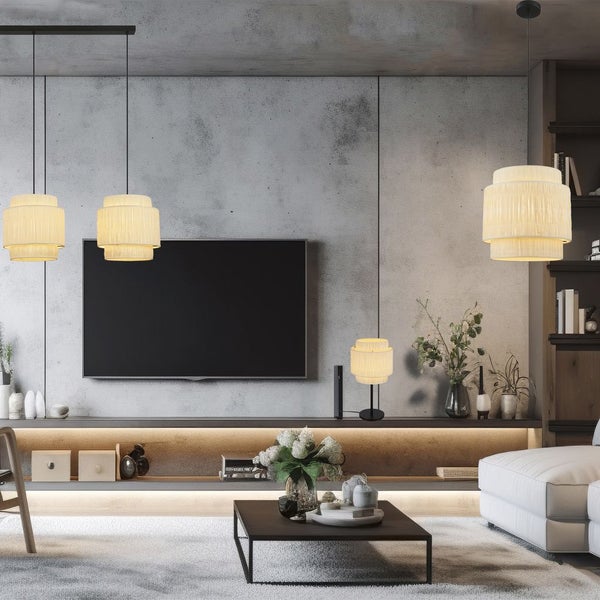 FULFILMENT ONLY pendant light, black / nature, 1xE27/max. 10W excl