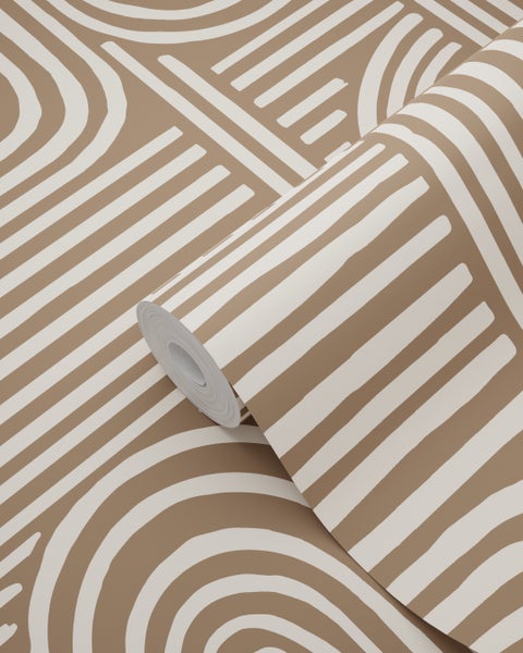 Tapetenrolle mit grafischem Muster