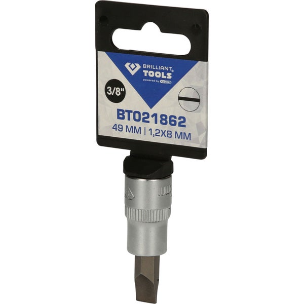 Brilliant Tools Schraubendreher-Einsatz 3/8 Zoll, 49 Millimeter