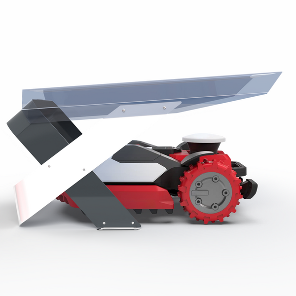 Spielzeugroboter mit Rädern und Schaufeln