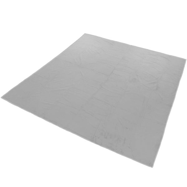 Kuscheldecke tectake  inklusive Tragetasche 220 x 240 cm grau