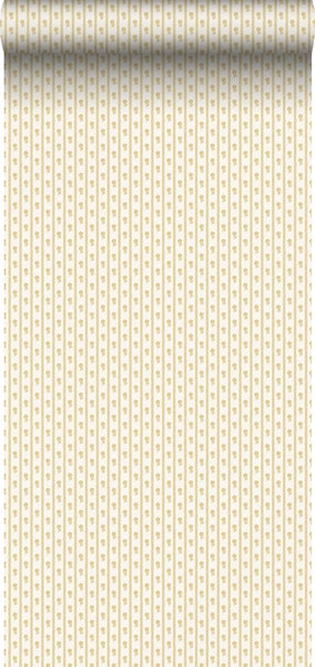 Borastapeter Tapete Blumen Gelb - 53 cm x 10.05 m - 662678