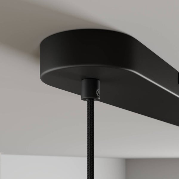 Arcchio Pendelleuchte Cosmina (Modern) in Schwarz aus Metall (3 flammig, E27) - Deckenlampe Esstischlampe Hängelampe Hängeleuchte Küchenleuchte