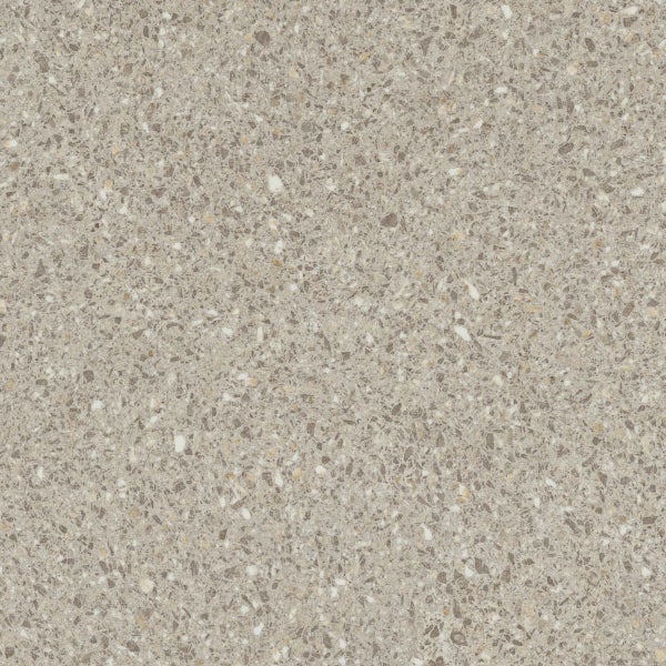 Terrazzo Vinyl Rollenware Steinoptik Hellgrau CV Bodenbelag grau 200 cm breit (Meterware)