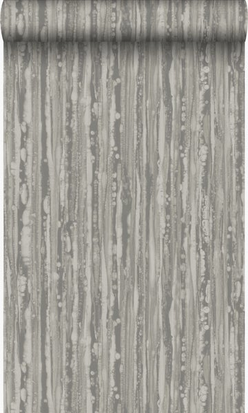 Origin Wallcoverings Tapete Streifen Braun und Gold - 53 cm x 10.05 m - 346640