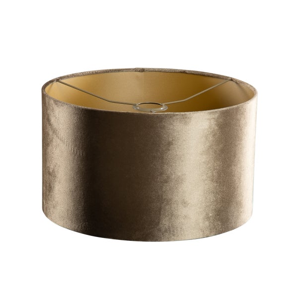 Zylinderförmiger Lampenschirm aus Samt