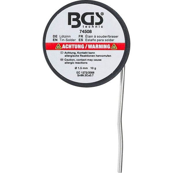 BGS Lötzinn auf Rolle bleifrei Ø 1,5 mm 10 g - 74508