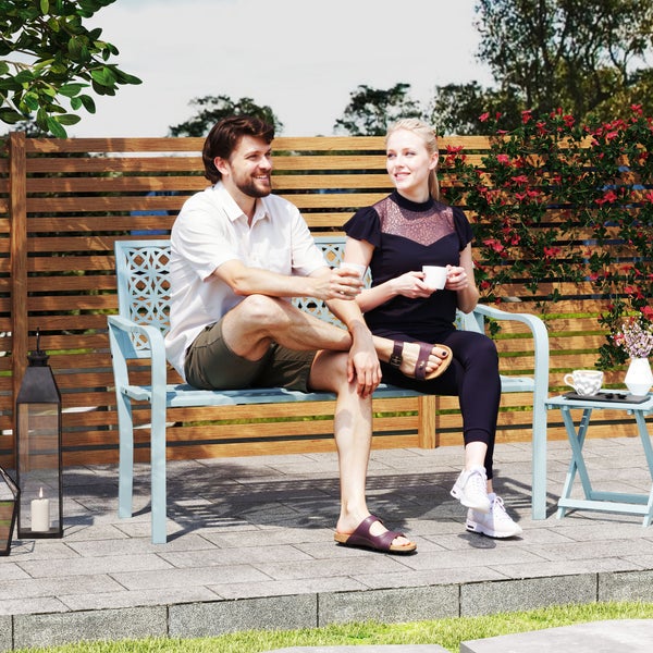 Gartenbank mit den Maßen 127 x 85 x 63 cm