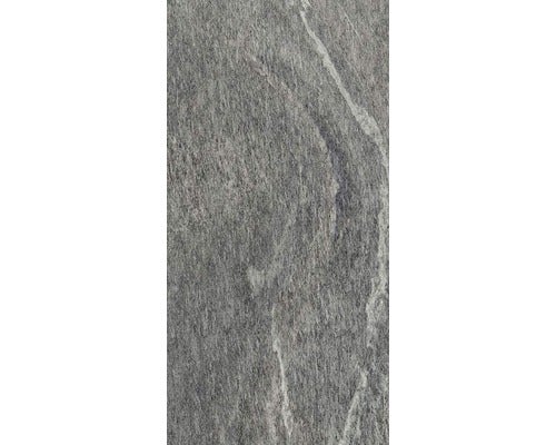 Feinsteinzeug Wand- und Bodenfliese Pietra di Vals dark 30x60 cm