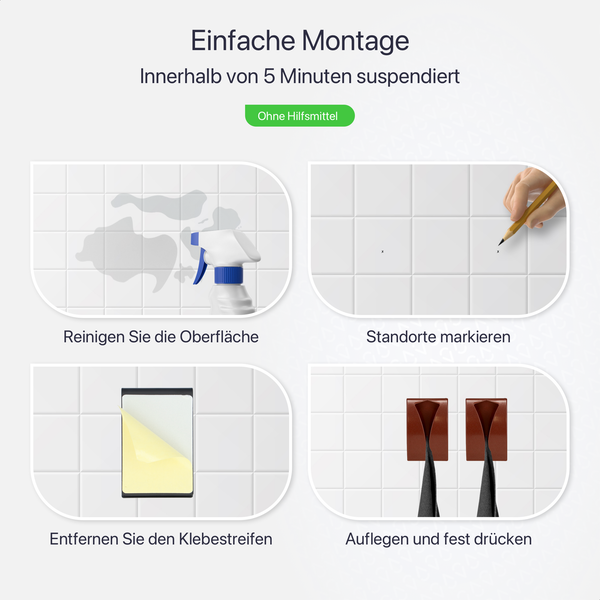 Edelstahl Handtuchhaken Edelstahl Rosegold Selbstklebend 2er Pack