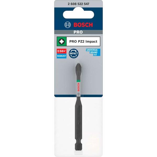Bosch PRO Pozidriv Impact Bit PZ2 90 mm - 2608522547
