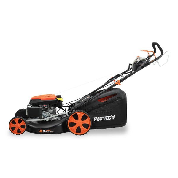 Rasentrimmer mit Fangkorb der Marke Fuxtec